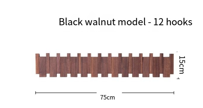 Perchero de Pared con Forma de Tecla de Piano Simplicity (Una Pieza)