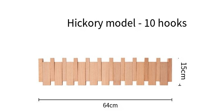 Perchero de Pared con Forma de Tecla de Piano Simplicity (Una Pieza)