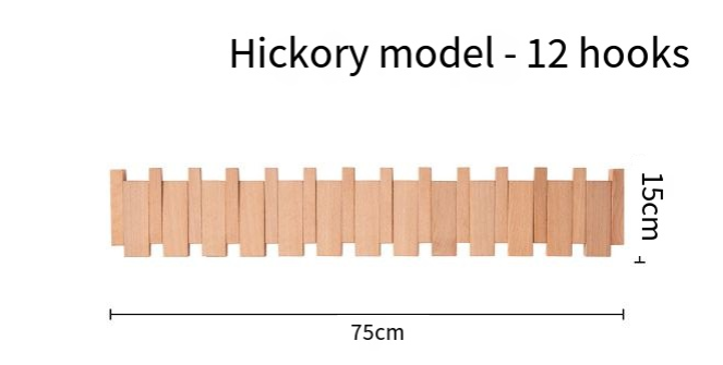 Perchero de Pared con Forma de Tecla de Piano Simplicity (Una Pieza)