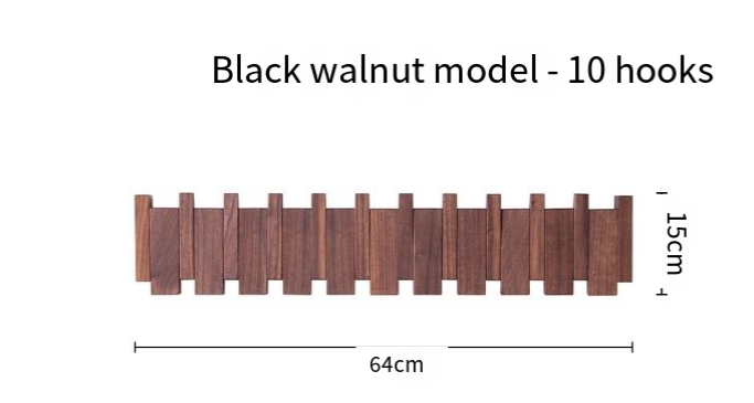 Perchero de Pared con Forma de Tecla de Piano Simplicity (Una Pieza)